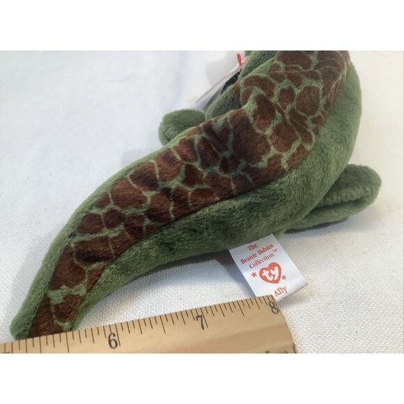 TY Beanie Baby Ally the Alligator -1994-MWMT - Picture 2 of 3